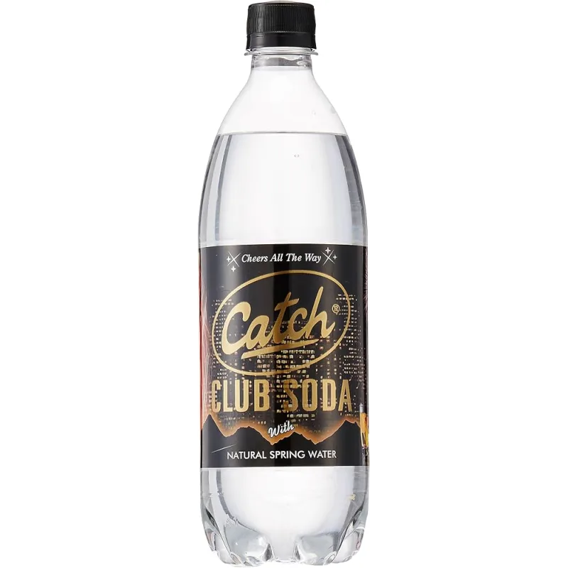Catch Club Soda With Natural Spring Water