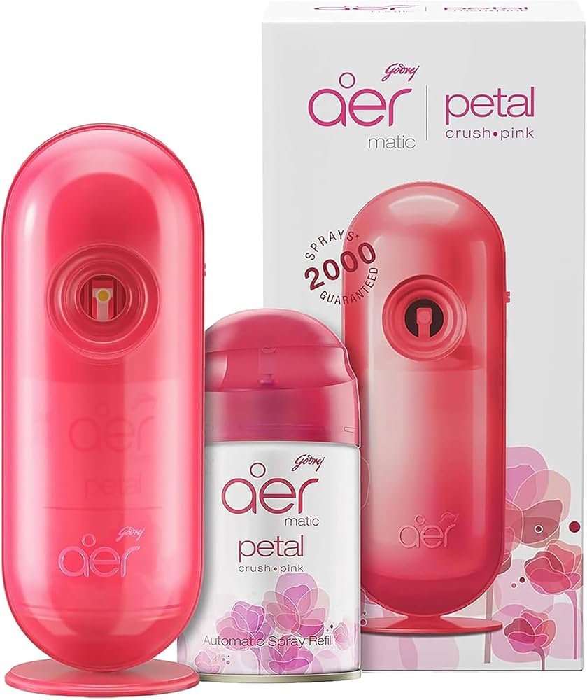 Godrej aer matic petal crush pink