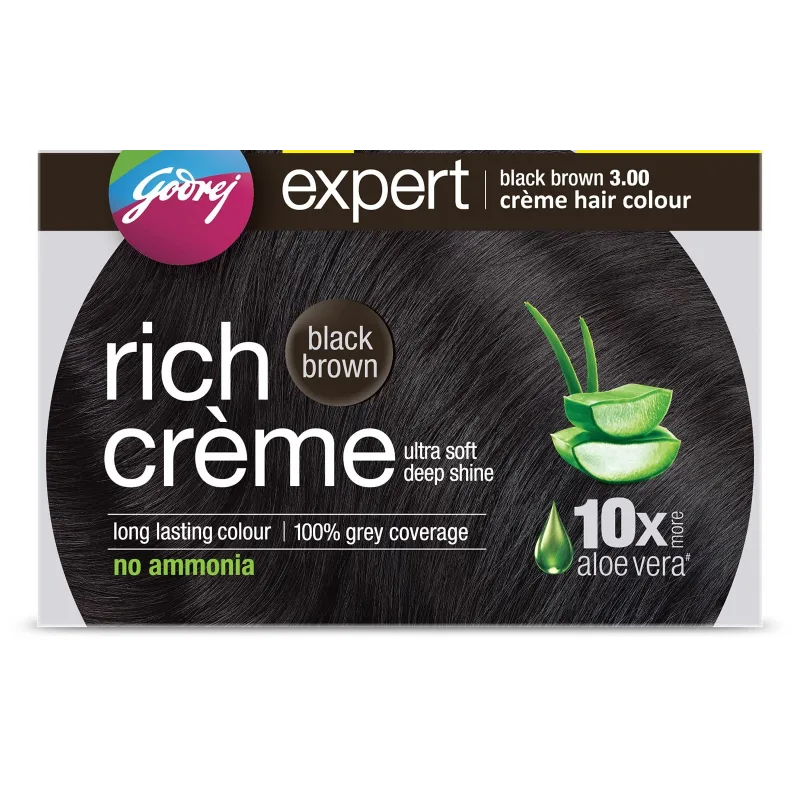 Godrej Expert Hair Colour for Women & Men (Black Brown)