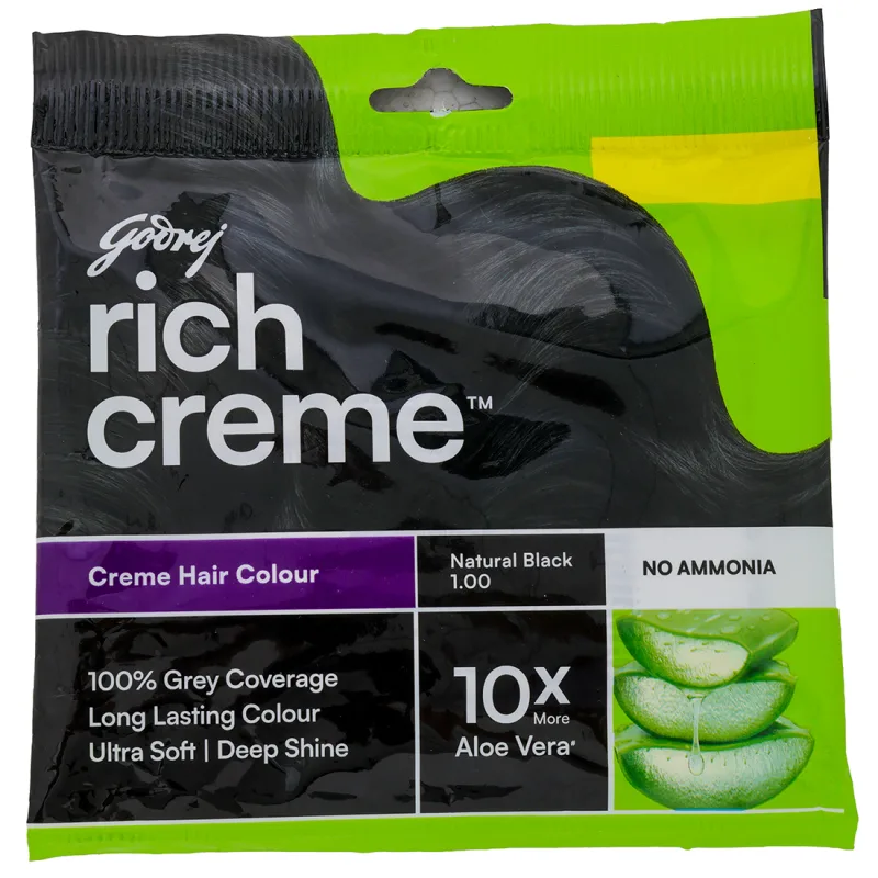 Godrej Expert Hair Colour for Women & Men (Natural Black)