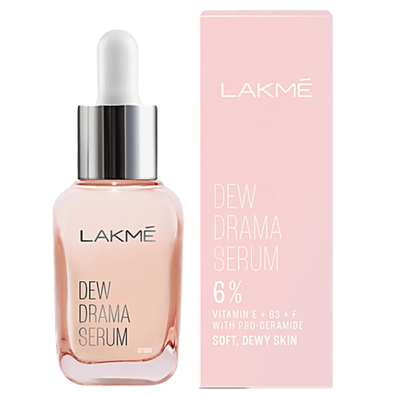 Lakme Dew Drama 6% Vit E + B3 + F Serum 30ml