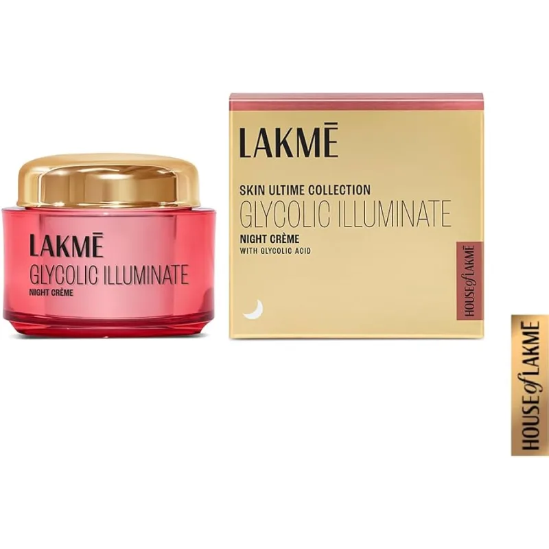 Lakme Glycolic Illuminate Night Cream 50g