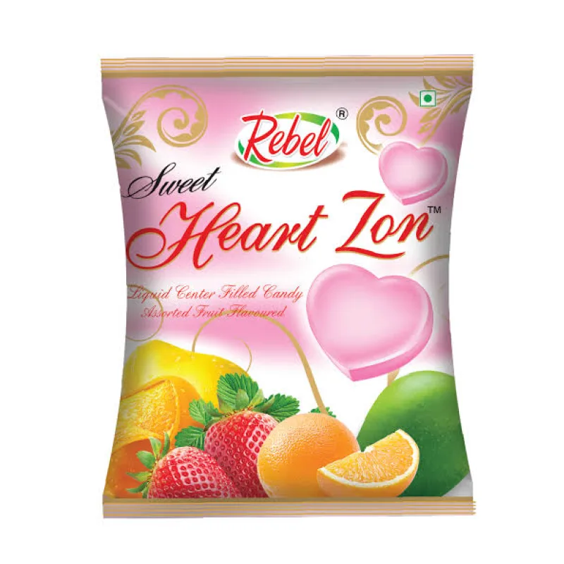 Rebel Sweet heart Zone Liquid Center Filled Toffee 400g