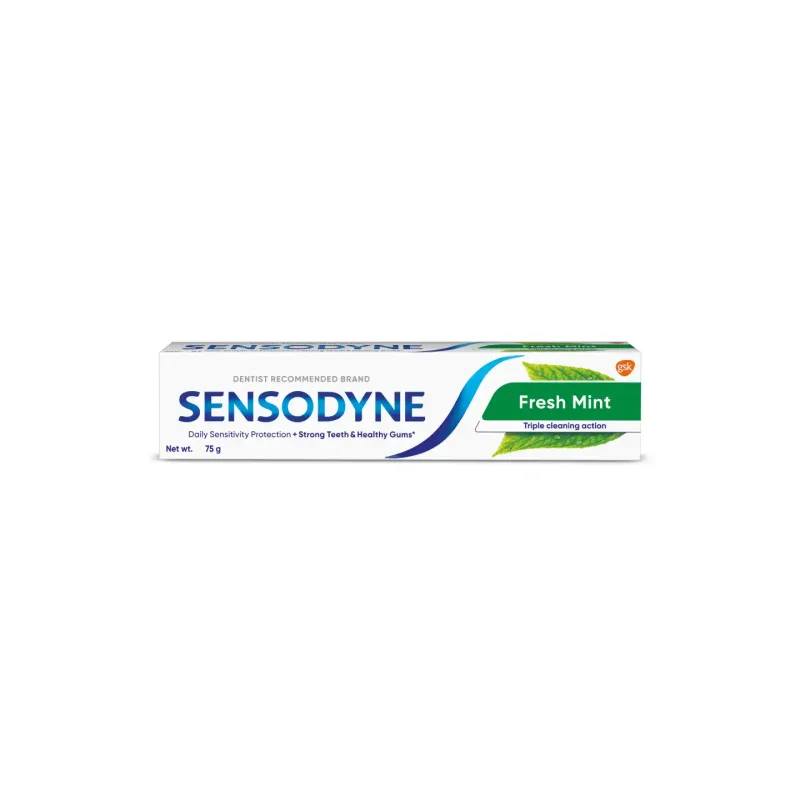 Sensodyne fresh mint tooth paste