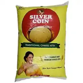 Silver coin aata